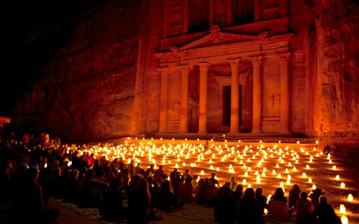 petra by night